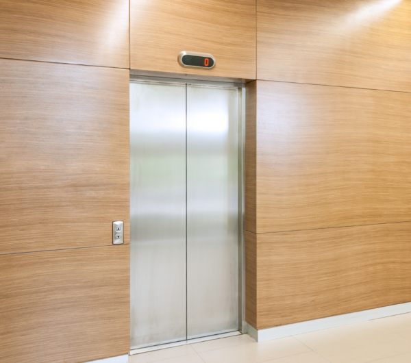 Architectural Film on Elevator Walls